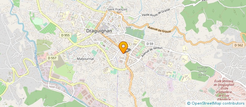 localisation de l'entreprise KOUTSIZO à DRAGUIGNAN