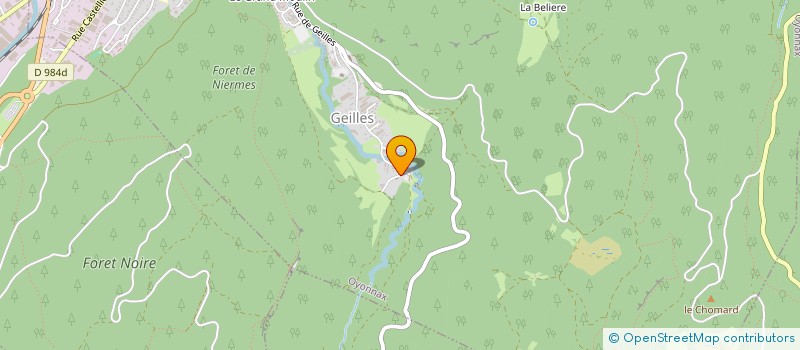 localisation de l'entreprise KOUVER à OYONNAX