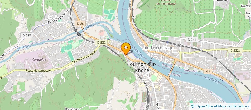 localisation de l'entreprise KOUYOUMDJIAN CLAUDINE ET JEAN-CLAUDE à TOURNON-SUR-RHONE