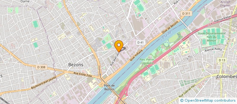 localisation de l'entreprise KOVA LOUNGE à BEZONS