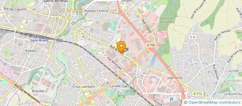 localisation de l'entreprise KOVALEX I à SAINT-BRIEUC