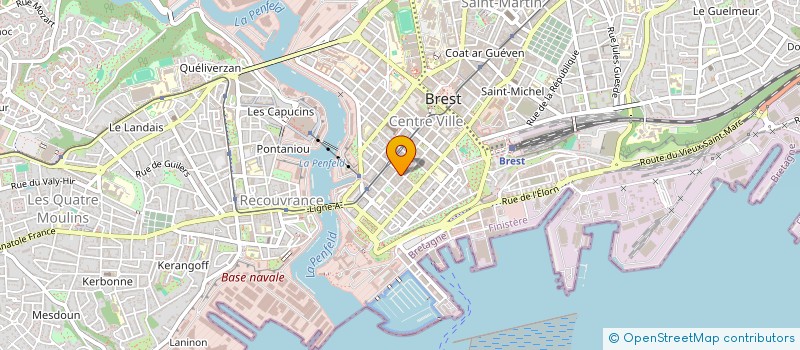 localisation de l'entreprise KOVALEX II à BREST