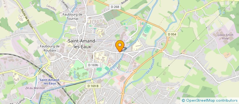 localisation de l'entreprise KOVAN PORTE DU HAINAUT  SAINT-AMAND-LES-EAUX