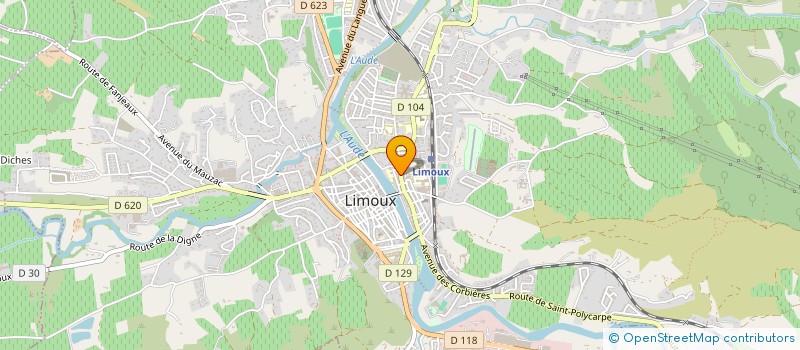 localisation de l'entreprise KOVISUEL  MONTOLIEU