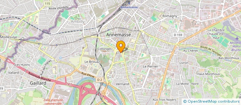 localisation de l'entreprise KOWALSKY AND CO à ANNEMASSE