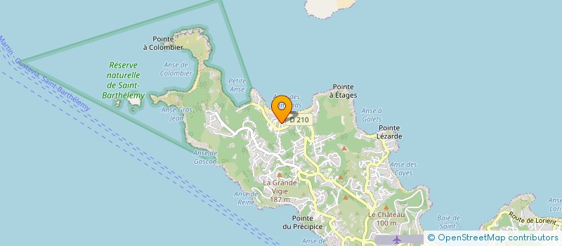 localisation de l'entreprise KOYA à SAINT-BARTHELEMY
