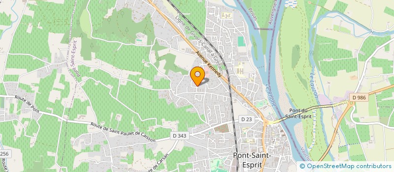 localisation de l'entreprise KOYAMAKI  PONT-SAINT-ESPRIT