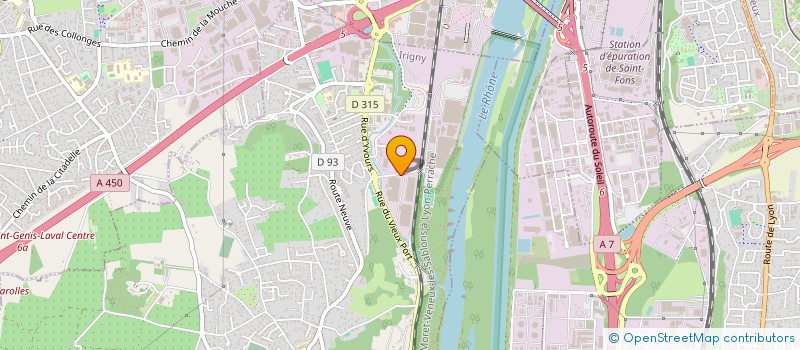 localisation de l'entreprise KOYO STEERING EUROPE  IRIGNY