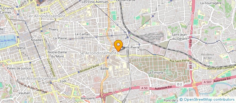 localisation de l'entreprise KOYOTE INFOGRAPHIES à MARSEILLE