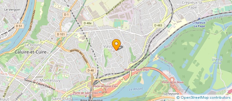 localisation de l'entreprise KOZAK69 à CALUIRE-ET-CUIRE