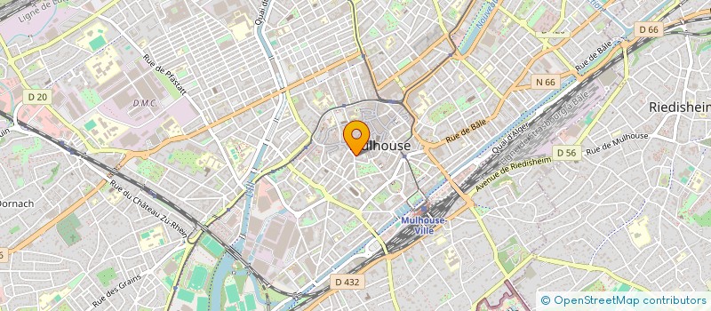 localisation de l'entreprise KOZAKNET à MULHOUSE