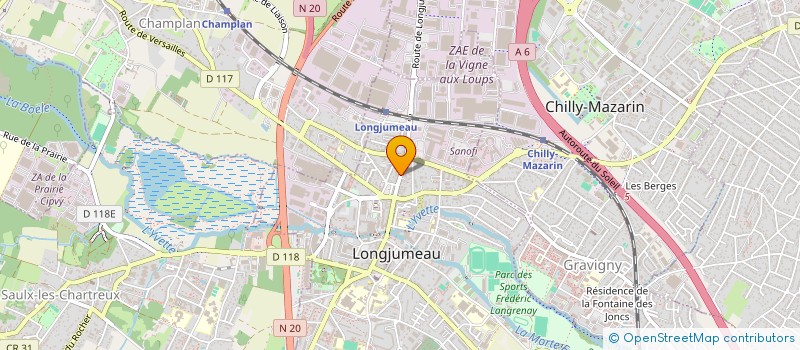 localisation de l'entreprise KOZALAK à LONGJUMEAU