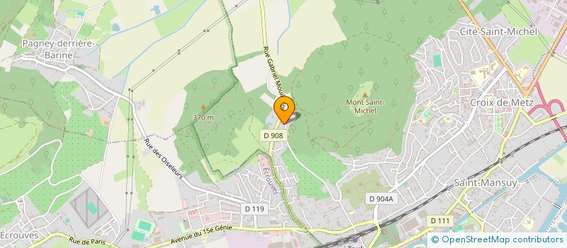 localisation de l'entreprise KOZANELLA.  TOUL