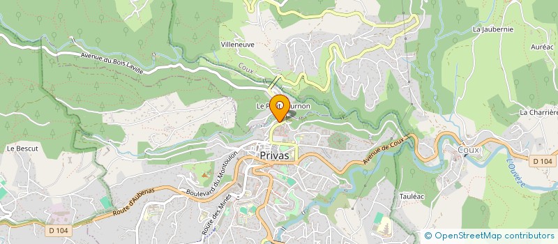 localisation de l'entreprise KOZE ARCHITECTURE - EURL AU CAPITAL DE 4000 EURO à PRIVAS