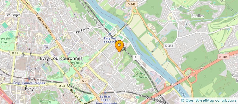 localisation de l'entreprise KOZEN BAT à EVRY-COURCOURONNES