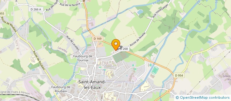 localisation de l'entreprise KOZLOWSKI-MONNET à SAINT-AMAND-LES-EAUX