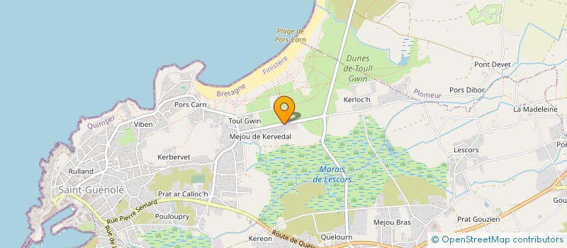 localisation de l'entreprise KP  PENMARCH