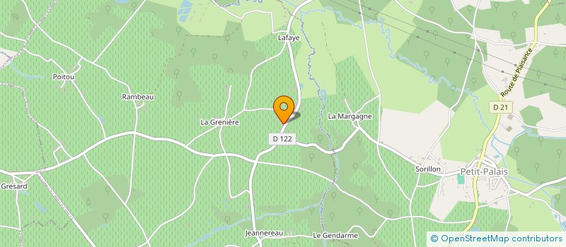 localisation de l'entreprise KP à LUSSAC