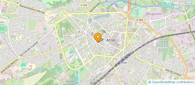 localisation de l'entreprise KP ARRAS à ARRAS