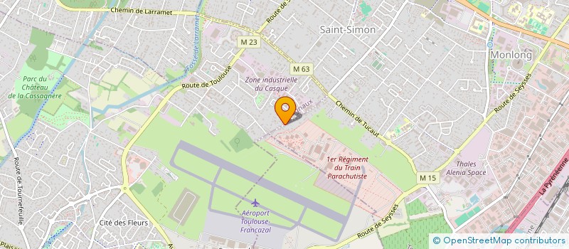 localisation de l'entreprise KP&ASSOCIES  TOULOUSE