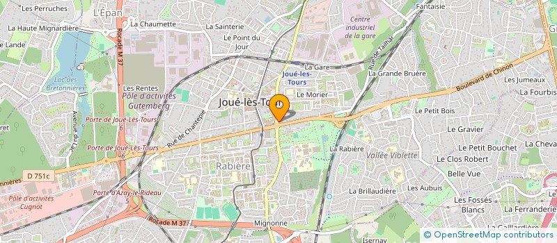 localisation de l'entreprise KP ASSURANCES  JOUE-LES-TOURS