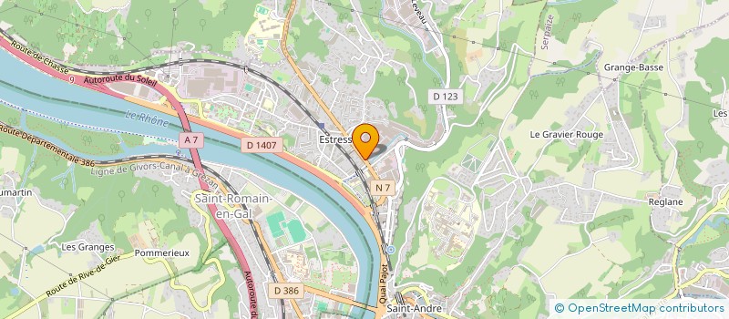 localisation de l'entreprise KP AUTOMOBILES à VIENNE