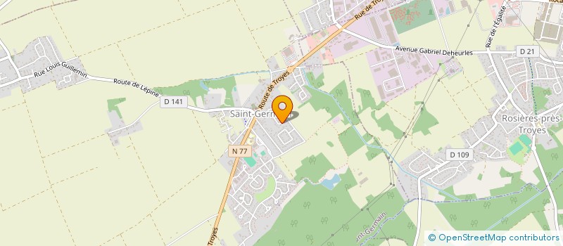 localisation de l'entreprise KP - CAEML FAMILLY OFFICE - CREA  SAINT-GERMAIN