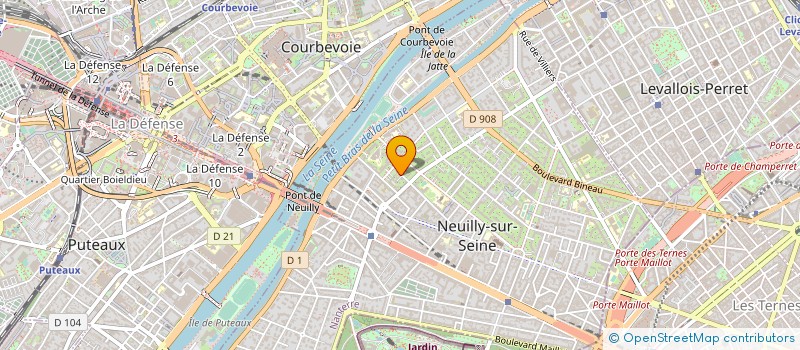 localisation de l'entreprise KP CONSEIL à NEUILLY-SUR-SEINE
