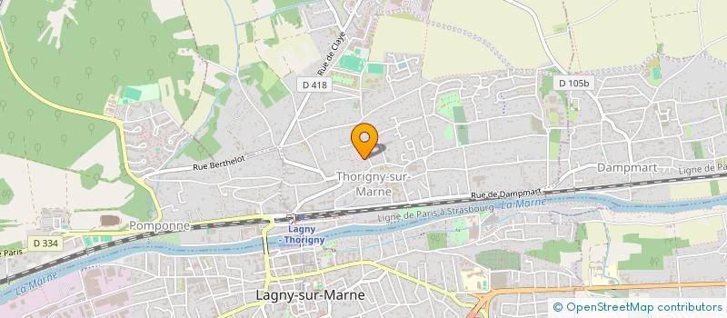 localisation de l'entreprise KP CONSEILS  THORIGNY-SUR-MARNE