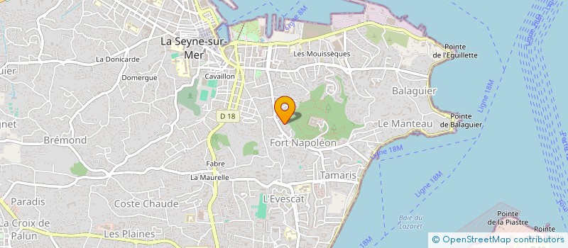 localisation de l'entreprise KP ELECTRIC à LA SEYNE-SUR-MER