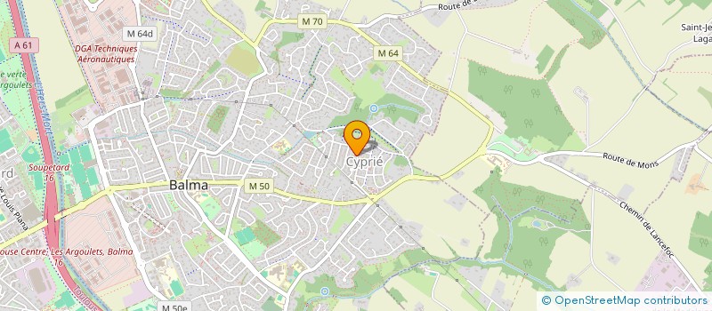 localisation de l'entreprise KP GROUPE  BALMA