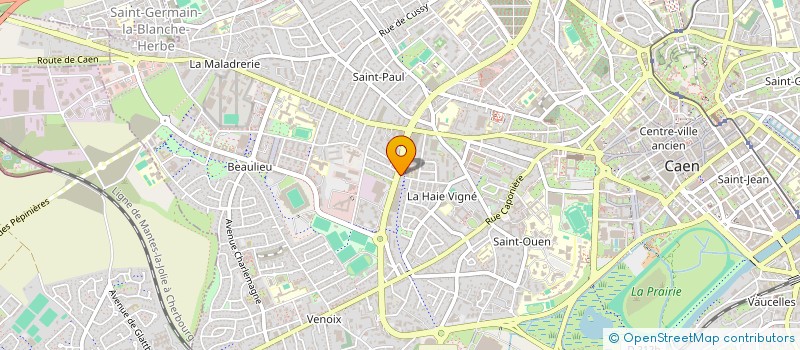 localisation de l'entreprise KP HABITAT COURTAGE à CAEN