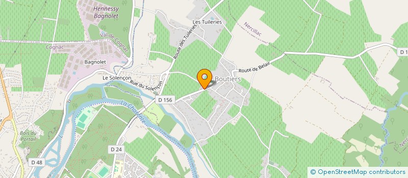 localisation de l'entreprise KP INFINITY  BOUTIERS-SAINT-TROJAN