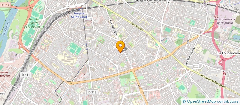 localisation de l'entreprise KP LAFAYETTE à ANGERS