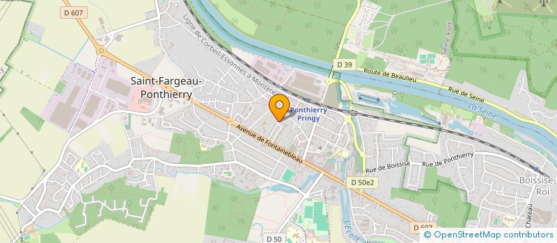 localisation de l'entreprise KP PISCINES à BOISSISE-LE-ROI