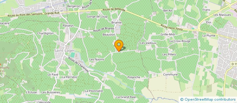 localisation de l'entreprise KP PRESTATIONS  SAINT-LAGER