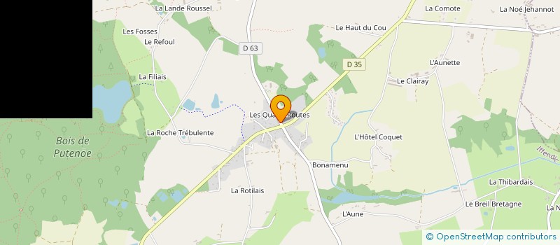 localisation de l'entreprise KP.PRO  IFFENDIC