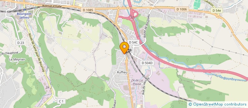 localisation de l'entreprise KP PRO  NIVOLAS-VERMELLE