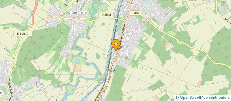 localisation de l'entreprise KP PROMOTION  BRUNSTATT-DIDENHEIM