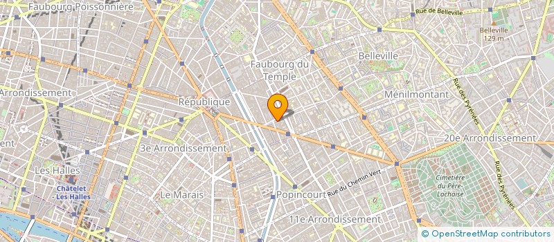 localisation de l'entreprise KP RESTAURATION  PARIS