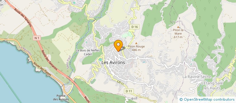 localisation de l'entreprise KP REUNION  LES AVIRONS