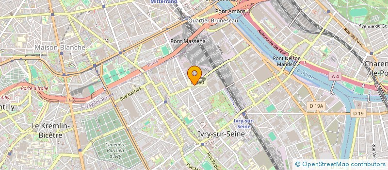 localisation de l'entreprise KP SHOW à IVRY-SUR-SEINE
