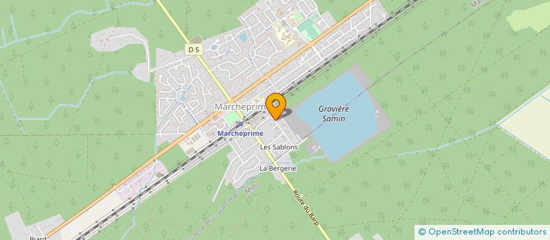 localisation de l'entreprise KP TERRASSEMENT  MARCHEPRIME