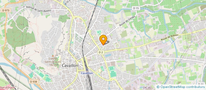 localisation de l'entreprise KP TRANS à CAVAILLON