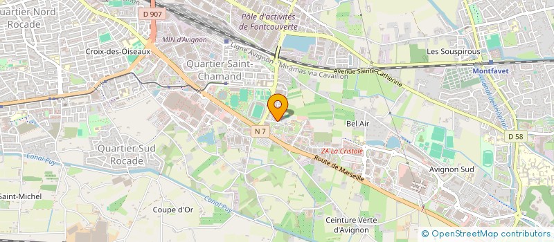 localisation de l'entreprise KP1 BATIMENTS à AVIGNON