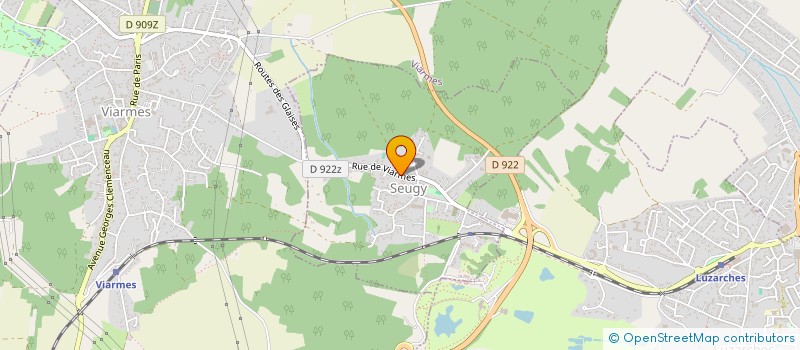 localisation de l'entreprise KP2M SERVICES à CHAUMONTEL