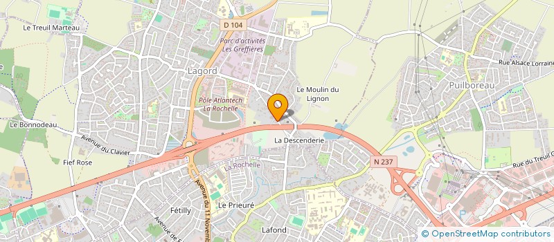 localisation de l'entreprise KPAS  LAGORD