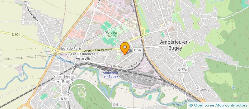 localisation de l'entreprise KPB  AMBERIEU-EN-BUGEY