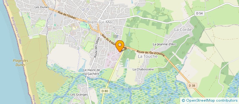 localisation de l'entreprise KPB STOCK & SERVICES à BREM-SUR-MER
