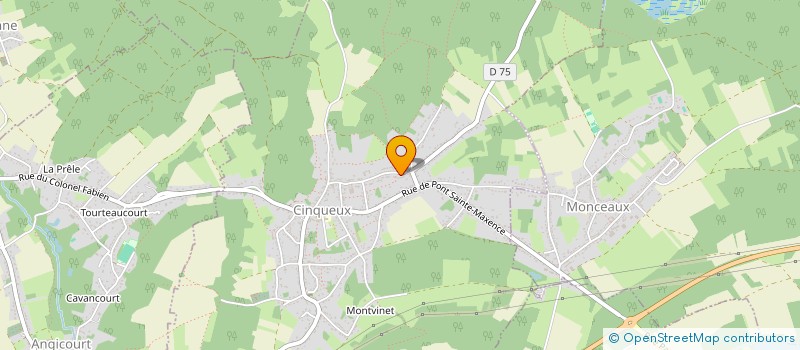 localisation de l'entreprise KPBATI-ELEC  CINQUEUX